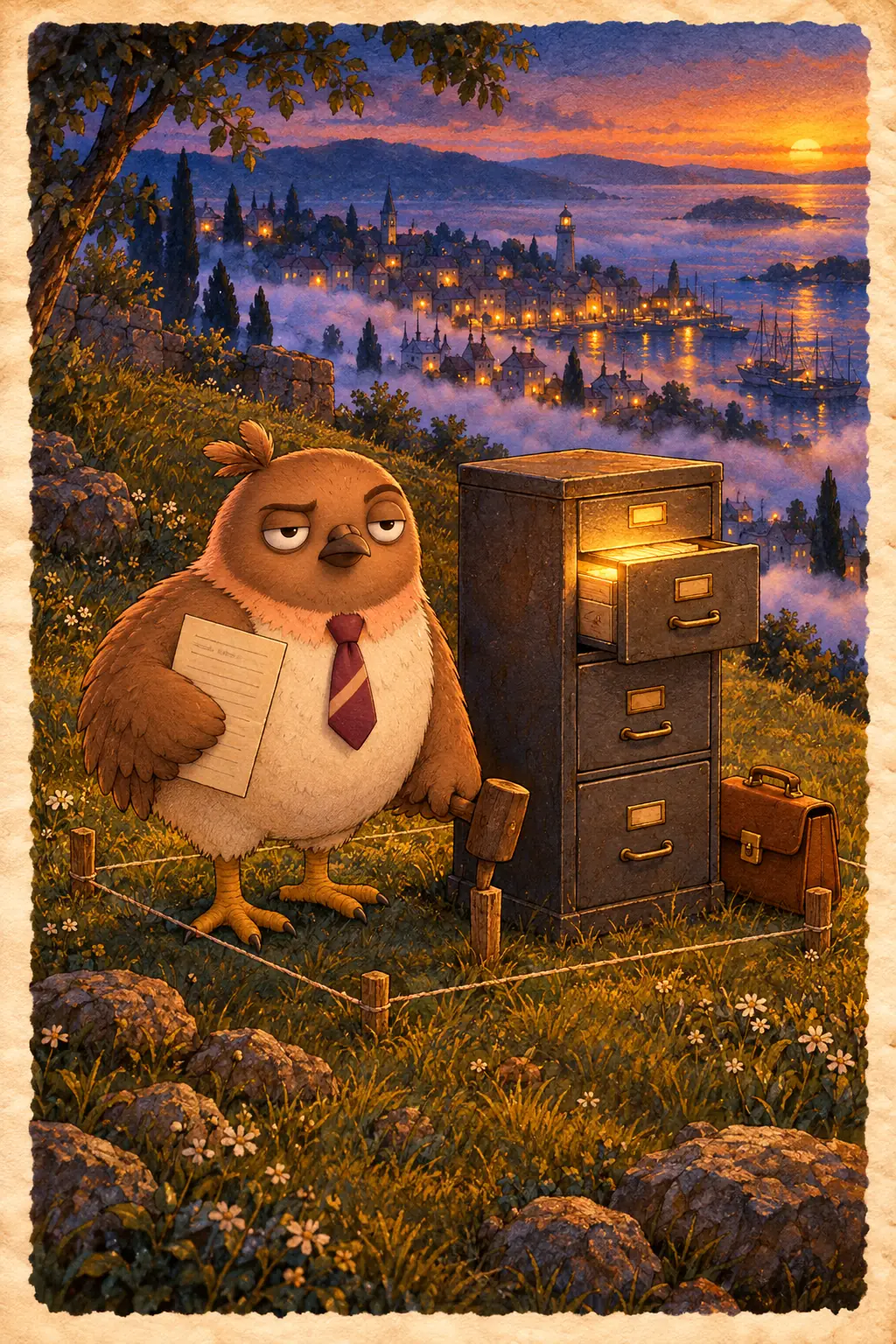 Storybook picture for the notice Build Your Home.
