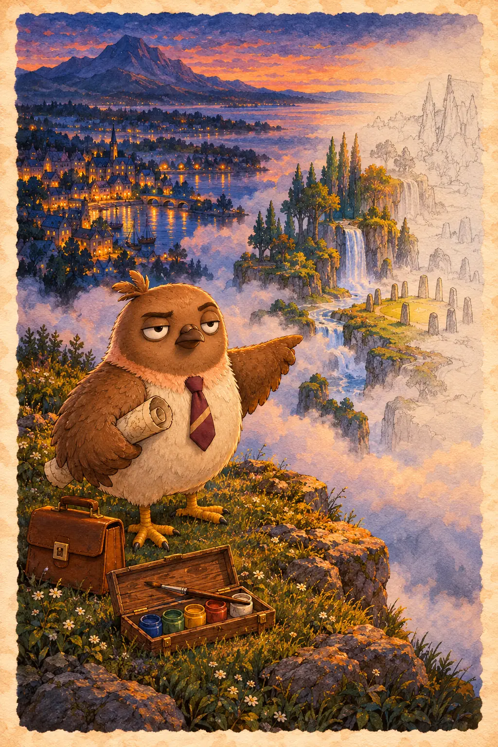 Storybook picture for the notice Create Your Biome.