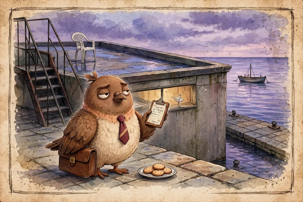 Storybook illustration of The Misfiled Annex